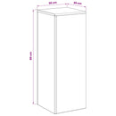Planteholder Sølv 30 x 30 x 80 cm Stål