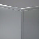 Planteholder Sølv 30 x 30 x 80 cm Stål