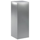 Planteholder Sølv 30 x 30 x 80 cm Stål