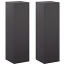 Planteholder 2 pcs Sort 30 x 30 x 100 cm Stål
