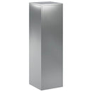 Planteholder Sølv 30 x 30 x 100 cm Stål