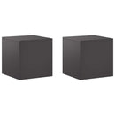 Planteholder 2 pcs Sort 40 x 40 x 40 cm Stål