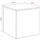 Planteholder 2 pcs Hvid 40 x 40 x 40 cm Stål