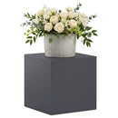 Planteholder Antracit 40 x 40 x 40 cm Rustfrit stål