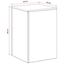 Planteholder Sort 40 x 40 x 60 cm Stål