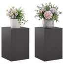 Planteholder 2 pcs Sort 40 x 40 x 60 cm Stål