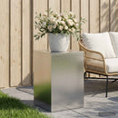 Planteholder Sølv 40 x 40 x 60 cm Stål