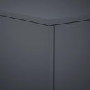 Planteholder Antracit 40 x 40 x 80 cm Rustfrit stål