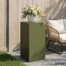 Planteholder Olivengrøn 40 x 40 x 80 cm Cortenstål