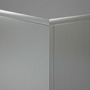 Planteholder Sølv 40 x 40 x 80 cm Stål