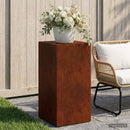 Planteholder Rusten 40 x 40 x 80 cm Cortenstål