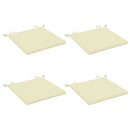 4-Stykke Sædepuder SOEST 4 stk. 100% polyester Cremefarvet