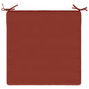 1-Stykke Sædepude SOEST 100% polyester Rød 60 x 60 x 3 cm