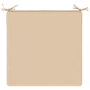 4-Stykke Sædepuder SOEST 4 stk. 100% polyester Cremefarvet
