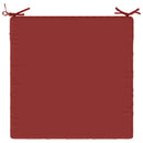 1-Stykke Sædepude SOEST 100% polyester Vinrød 60 x 60 x 5 cm