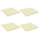 4-Stykke Sædepuder SOEST 4 stk. 100% polyester Cremefarvet
