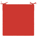 1-Stykke Sædepude SOEST 100% polyester Rød 60 x 60 x 7 cm