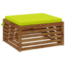 1-Stykke Sædepude SOEST 100% polyester Lys grøn 70 x 70 x 5 cm