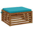 1-Stykke Sædepude SOEST 100% polyester Turkis 70 x 70 x 5 cm