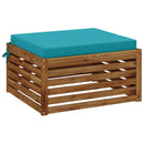 1-Stykke Sædepude SOEST 100% polyester Turkis 70 x 70 x 7 cm