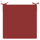 1-Stykke Sædepude SOEST 100% polyester Vinrød 70 x 70 x 7 cm