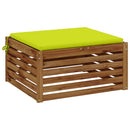 1-Stykke Sædepude SOEST 100% polyester Lys grøn 80 x 80 x 3 cm