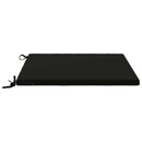 1-Stykke Sædepude SOEST 100% polyester Sort 80 x 80 x 3 cm