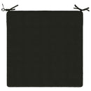 1-Stykke Sædepude SOEST 100% polyester Sort 80 x 80 x 3 cm