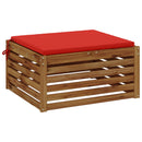 1-Stykke Sædepude SOEST 100% polyester Rød 80 x 80 x 3 cm