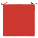 1-Stykke Sædepude SOEST 100% polyester Rød 80 x 80 x 3 cm
