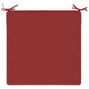 1-Stykke Sædepude SOEST 100% polyester Vinrød 80 x 80 x 3 cm