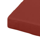 1-Stykke Sædepude SOEST 100% polyester Rød 80 x 80 x 5 cm