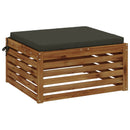 1-Stykke Sædepude SOEST 100% polyester Antracit 80 x 80 x 5 cm