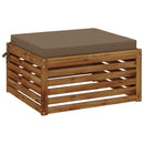 1-Stykke Sædepude SOEST 100% polyester Gråbrun 80 x 80 x 7 cm