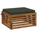 1-Stykke Sædepude SOEST 100% polyester Antracit 80 x 80 x 7 cm