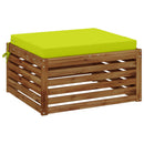 1-Stykke Sædepude SOEST 100% polyester Lys grøn 80 x 80 x 7 cm