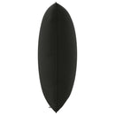1-delte rygpuder PUTTEN 100% polyester Sort 40 x 40 x 15 cm