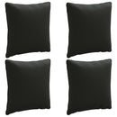 4-delte rygpuder PUTTEN 4 pcs 100% polyester Sort