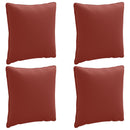 4-delte rygpuder PUTTEN 4 pcs 100% polyester Rød