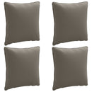 4-delte rygpuder PUTTEN 4 pcs 100% polyester Grå