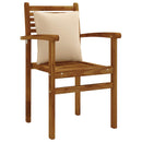 1-delte rygpuder PUTTEN 100% polyester Cremefarvet