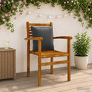 4-delte rygpuder PUTTEN 4 pcs 100% polyester Antracit
