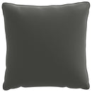4-delte rygpuder PUTTEN 4 pcs 100% polyester Antracit