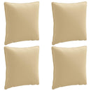 4-delte rygpuder PUTTEN 4 pcs 100% polyester Beige