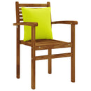 1-delte rygpuder PUTTEN 100% polyester Lys grøn 40 x 40 x 15 cm