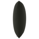 1-delte rygpuder PUTTEN 100% polyester Sort 40 x 40 x 15 cm