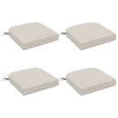 4-delt sædepuder SOEST 4 pcs 100% polyester Hvid 40 x 40 x 7 cm