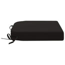 4-delt sædepuder SOEST 4 pcs 100% polyester Sort 40 x 40 x 7 cm