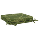 1-delt sædepude SOEST 100% polyester Bladdesign 40 x 40 x 7 cm