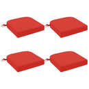 4-delt sædepuder SOEST 4 pcs 100% polyester Rød 40 x 40 x 7 cm